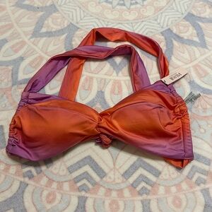 BNWT Victoria’s Secret Swim Size XXL Bikini Top Gradient Orange Pink Purple
